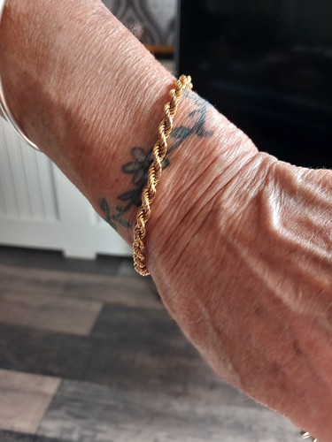 Carat yellow gold rope chain - carat,