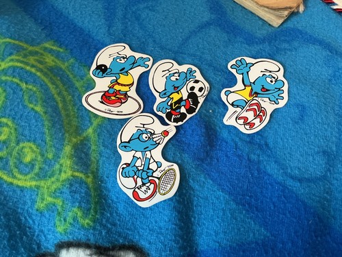 Vintage 70s 80s smurf stickers - 70s/80s,