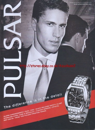 Pulsar alarm chronograph watch - alarm,