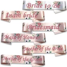 HEN PARTY SASHES TEAM BRIDE