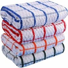 PACK OF 12 TERRY TEA TOWELS