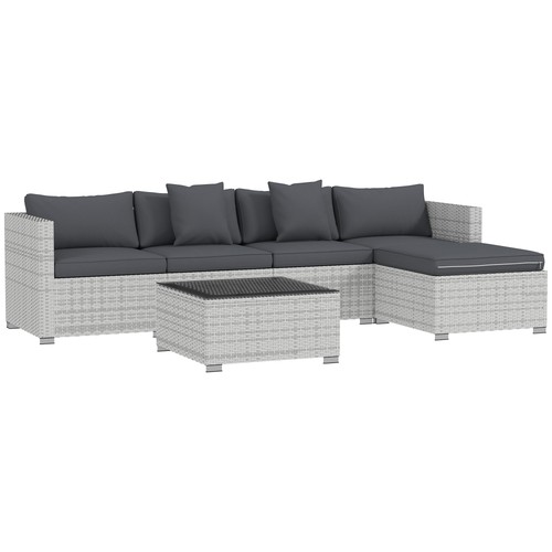 Outsunny pieces rattan - outsunny, 6