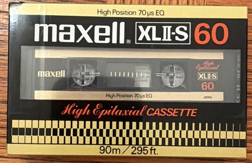Sealed maxell s 60 - maxell, ii-s
