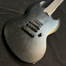 (EDWARDS) by ESP E-VIPER-1H Black SG Type Solid Body Electric Guitar used golf