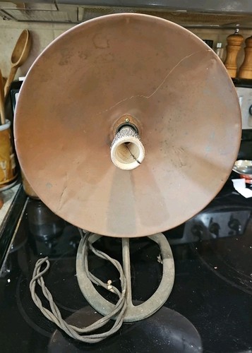 Antique copper electric heater - copper,