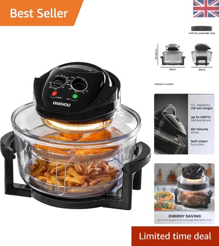 Halogen air fryer oven - halogen, 17l
