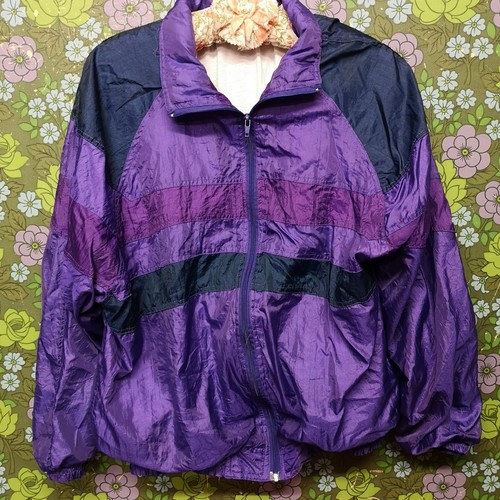 Vintage 1980s purple navy - vintage,