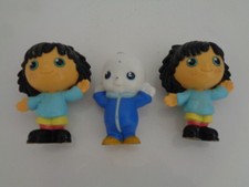 moon and me figures x 3 plastic moon baby and pepi mama