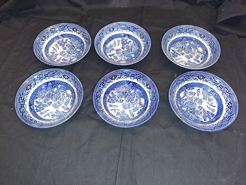 Churchill blue white willow - blue, &