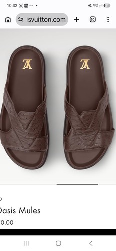 Louis vuitton mule men - vuitton,