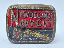 60004 Old Vintage Antique Cigarette Tobacco Tin Packet Box 1oz Newbegin