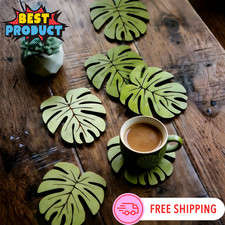 6pcs Wooden Cup Coaster Bamboo