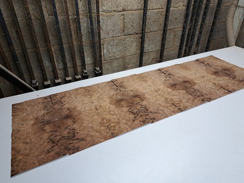 Burr walnut wood veneer 16 - veneer,