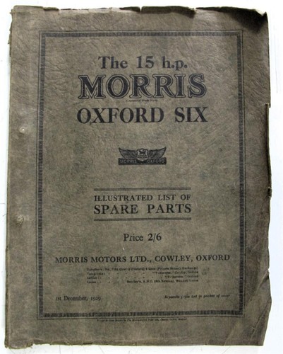 Morris oxford six 15hp car - oxford,