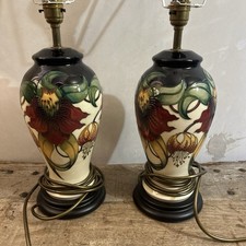 A large  pair Moorcroft  Anna