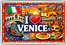 I Love Fridge Magnet Travel