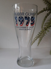 1 x Bubba Gump 1975 Beer Glass Shrimp Co Santa Monica 21.5 cm 8-1/2" Tall