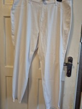 White Leggings Women Size 18