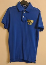 ABERCROMBIE & FITCH 1892 A&F 100% Cotton Blue Polo Shirt Size Medium