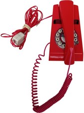GPO TRIMPHONE Push Button Telephone Red Wild & Wolf Vintage Style TMK