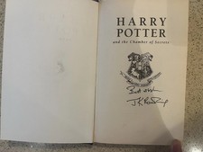 Signed - Harry Potter and the Chamber of Secrets (1st Edition, Hardcover)