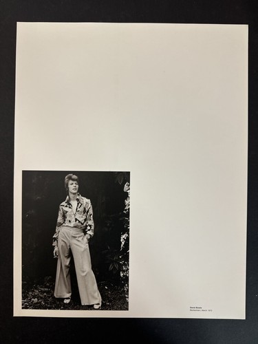 David bowie 9x12 book page - bowie,