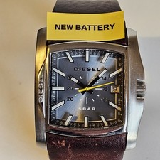 Diesel DZ-1317 Rare Mens Large Watch New Battery