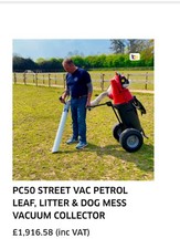 Trafalgar Paddock Cleaner PC50 Honda - PC 50 - Horse Manure Vacuum & Collector