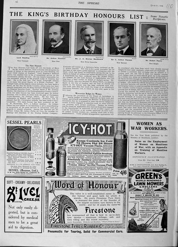 Old antique print 1916 - 1916, lord