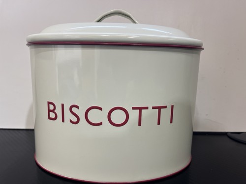 Biscotti biscuit barrel tin - biscotti,