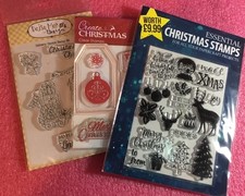 Christmas Themed Acrylic Stamp Bundle