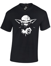 DJ YODA MENS T-SHIRT STAR TROOPER MUSIC STORM WARS JEDI SKYWALKER FUNNY DESIGN