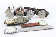 Mens Vintage Mechanical Watches Bulova Saxon SPARES/REPAIRS x 8