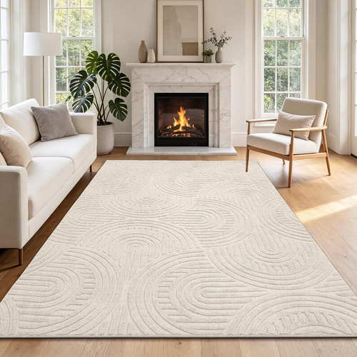 160x230cm beige area - 160x230cm,