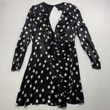 Topshop satin dress 16 - satin, uk