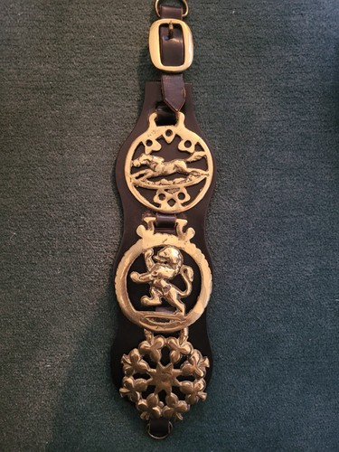 Horse brass leather - horse,