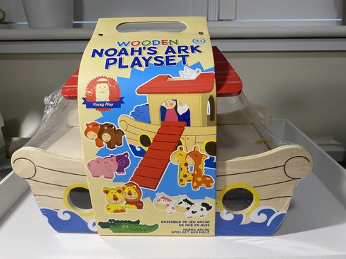 Wooden noah ark - ark, playset