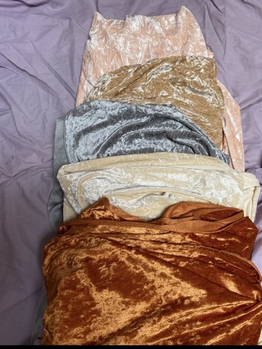 Brand new crushed velvet - crushed,