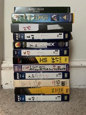 Job Lot - 12 Vintage VHS Tapes