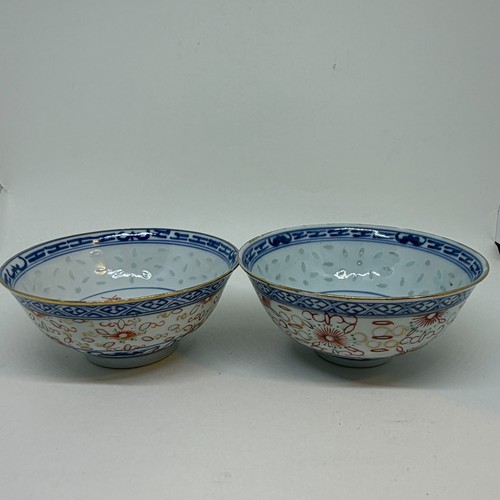 Pair small vintage - pair, floral