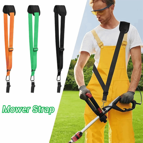 Lawn mower shoulder strap - shoulder,