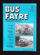 Bus Fayre Vol 7 No 2 August 1984 – Merseyside Cheltenham Sightseeing Roe Metro
