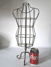 17"-27" EXTENDABLE METAL WIRE MANNEQUIN FOR JEWELLERY/CLOTHES AND 8" ACROSS.