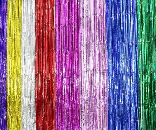Foil fringe tinsel - 2m-3m,