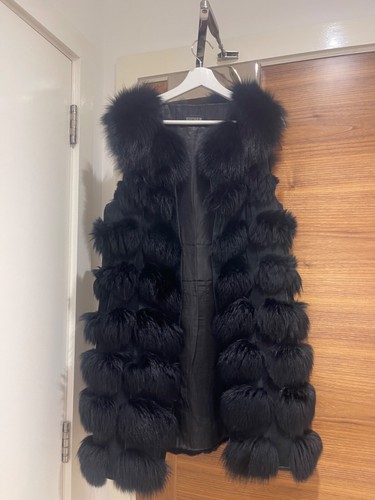 Real fox fur gilet - fur,