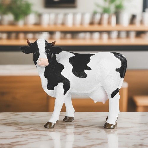 Cow standing figurine - 8.25"h,