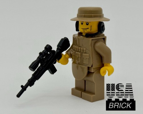Army male sniper minifigure - us,
