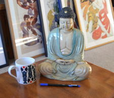 Large Vintage BUDDHA Ornament