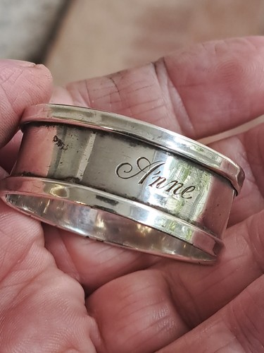 Sterling silver napkin - napkin, ring
