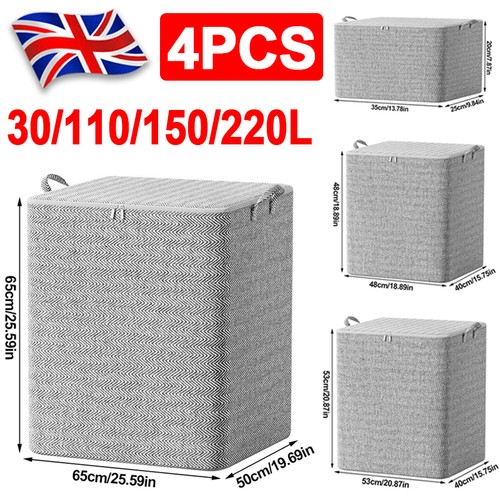 Clothes storage bags with - 4x,